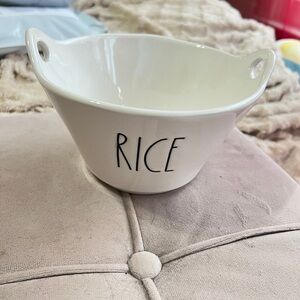 Rae Dunn Artisan Collection “RICE” Bowl